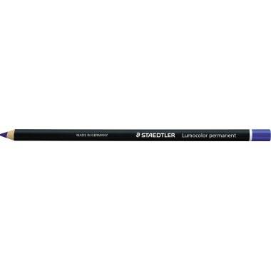 STAEDTLER Trockenmarker Lumocolor glasochrom 108 20-3 permanent blau