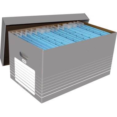 ELBA Umzugkarton tric 100333273 37x32,2x62,2cm Wellpappe grau/weiß