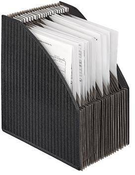 Veloflex Stehsammler 4446280 DIN A4 bis 56cm 23Fächer PP schwarz