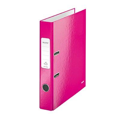 Leitz Ordner WOW 10060023 DIN A4 50mm Pappe pink metallic