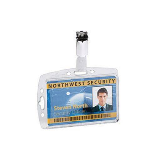 DURABLE Namensschild 800519 85x54mm Kunststoff tr 25 St./Pack.