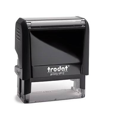 trodat Textstempel PRINTY 4.0 44085 47x18mm 5zeilig Kissen schwarz