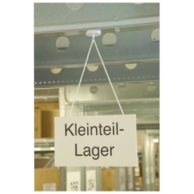 magnetoplan Hakenmagnet 52647 47mm rund weiß