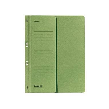 Falken Ösenhefter 80000490 DIN A4 kaufm. Heftung 250g Karton grün