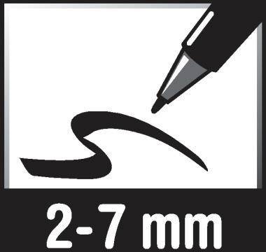 Schneider Permanentmarker Maxx 250 125002 2-7mm Keilspitze rot