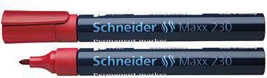 SCHNEIDER Permanentmarker 230 Rundspitze 1-3mm rot 123002