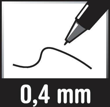BIC Kugelschreibermine 4 Colours 931779 0,4mm schwarz 2 St./Pack.