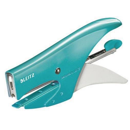Leitz Heftzange WOW 55312051 max. 15Blatt Metall eisblau