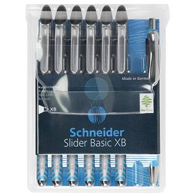 Schneider Kugelschreiber Slider XB 50-151276 schwarz 6 St./Pack.