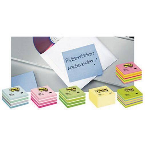 Post-it Haftnotizwürfel 2030U 76x45x76mm 450Blatt sortiert