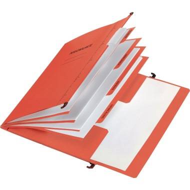 PAGNA Personalmappe 44105-01 DIN A4 34x24,5x0,8cm Karton rot