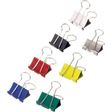 MAUL Foldbackklemmer mauly 2142599 Klemmweite 9mm f.sort. 12St./Pack.