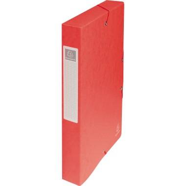 Exacompta Archivbox Exabox 50405E DIN A4 40mm Manilakarton rot