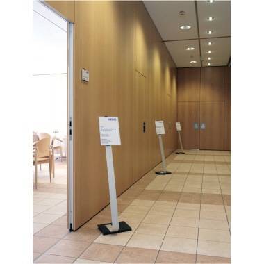 DURABLE Bodenständer INFO SIGN stand A3 481323 Aluminium