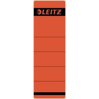 Leitz Ordneretikett 16420025 kurz/breit Papier rot 10 St./Pack.