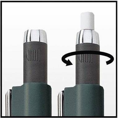 Faber-Castell Druckbleistift GRIP 134751 0,7mm B metallic-blau