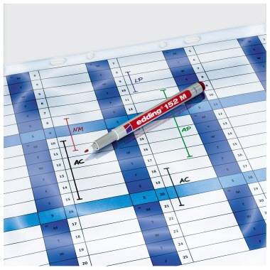 edding Folienschreiber 152 M 4-152003 non-permanent blau