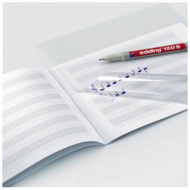 edding Folienschreiber 150 S 4-150001 non-permanent schwarz