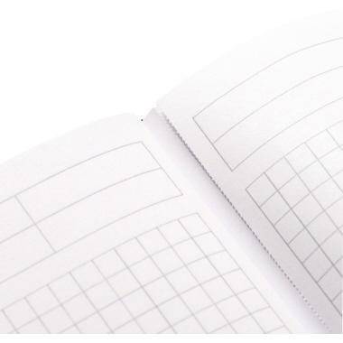 König Ebhardt Notizbuch 8655227 DIN A5 96Bl kar. schwarz