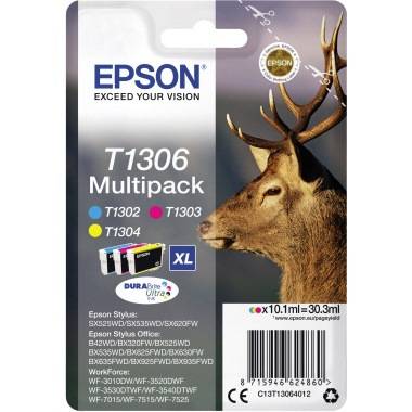 Epson Tintenpatrone C13T13064012 T1306 c/m/y 3 St./Pack.