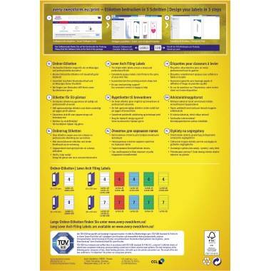 Avery Zweckform Ordneretikett L4760-100 38x192mm ws 700 St./Pack.