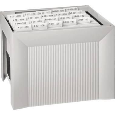 HAN Hängebox KARAT 1905-11 DIN A4 für 35Mappen lichtgrau