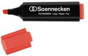 Soennecken Textmarker 3398 2-5mm Keilspitze rot