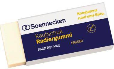 Soennecken Radierer 0339 Kautschuk weiß