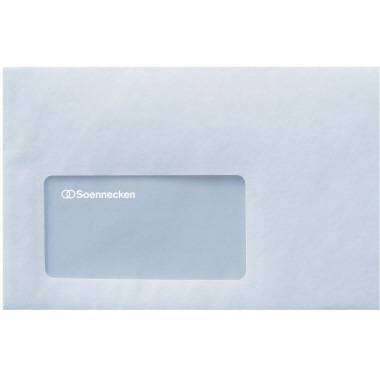Soennecken Briefhülle 2913 C6 75g mF sk hf weiß 1.000 St./Pack.