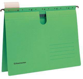 Soennecken Hängehefter 2021 DIN A4 220g kaufm. Heft. gn 25 St./Pack.