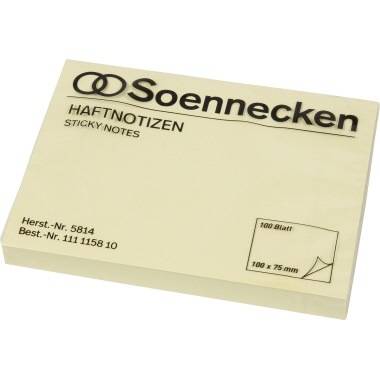 Soennecken Haftnotiz 5814 102x76mm 100Blatt gelb