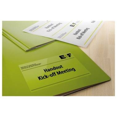 HERMA Folienetikett 8016 45,7x21,2mm tr 1.200 St./Pack.