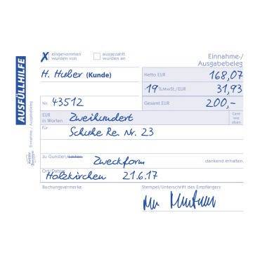 Avery Zweckform Ausgabebeleg 1205 DIN A6 quer 50Blatt weiß