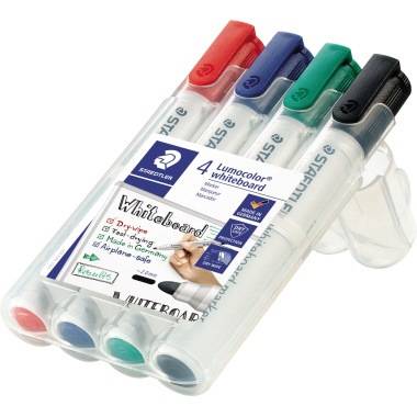 STAEDTLER Whiteboardmarker Lumocolor 351 B WP4 4 St./Pack.