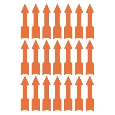 Avery Zweckform Hinweisetikett Pfeil 3008 leuchtrot 63 St./Pack.