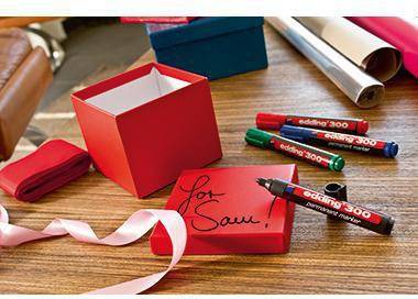 edding Permanentmarker 300 4-300003 1,5-3mm Rundspitze nachfüllbar bl