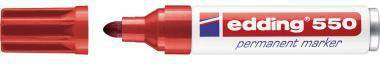 edding Permanentmarker 550 4-550002 3-4mm Rundspitze nachfüllbar rt