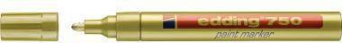 edding Lackmarker 750 4-750053 2-4mm Rundspitze permanent gold
