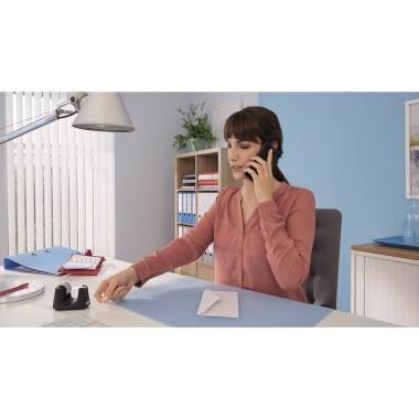 tesa Tischabroller ecoLogo Smart 53904-00000-00 schwarz +Klebefilm