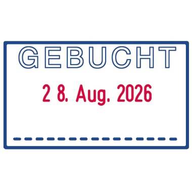 trodat Datumstempel Printy-Dater 66306 41x24mm GEBUCHT gr/sw