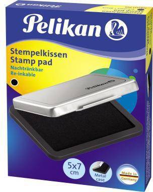 Pelikan Stempelkissen 331066 Gr.3 5x7cm Metallic-Gehäuse schwarz