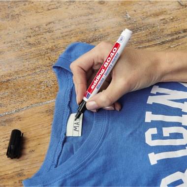 edding Wäschemarker 8040 4-8040001 1mm Rundspitze schwarz