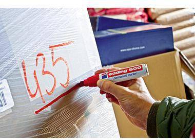 edding Permanentmarker 800 4-800003 4-12mm Keilspitze nachfüllbar bl