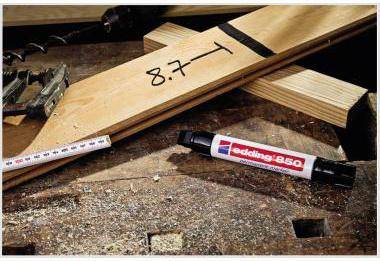 edding Permanentmarker 850 4-850004 5-16mm Keilspitze nachfüllbar gn