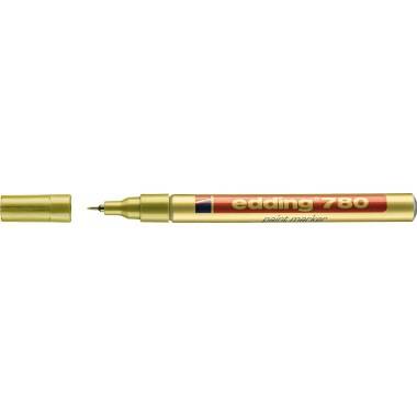 edding Lackmarker 780 4-780053 0,8mm Rundspitze permanent gold