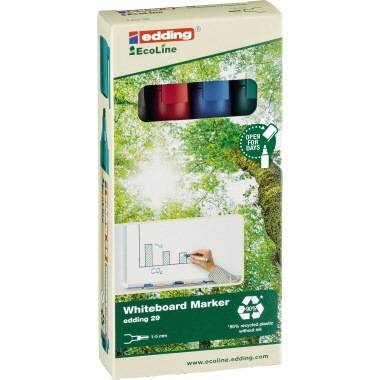 edding Boardmarker 29 EcoLine 4-29-4 1-5mm sortiert 4 St./Pack.