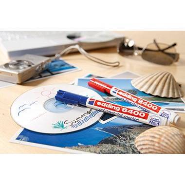 edding CD/DVD-Marker 8400 4-8400003 0,5-1mm Rundspitze bl
