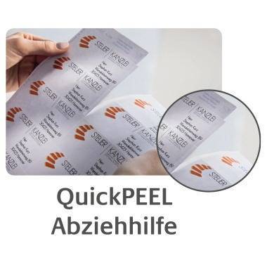 Avery Zweckform Etikett 3660-200 97x67,7mm weiß 1.600 St./Pack.