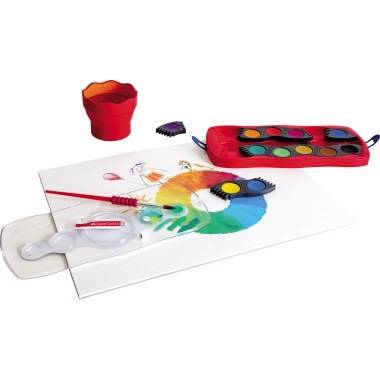 FABER CASTELL Farbkasten Connector 125030 12Farben