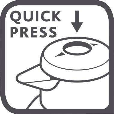 EMSA Isolierkanne Samba Quick Press 504231 1l blau